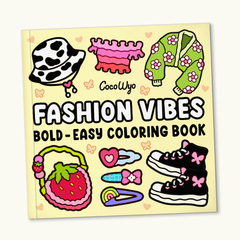 Fashion Vibes Coloring Book