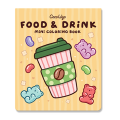 Food & Drink Mini Coloring Book