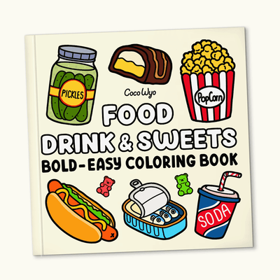 Food Drink & Sweets Coloring Book