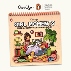 Girl Moments Coloring Book (Spiral-bound)