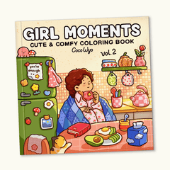 Girl Moments Coloring Book Vol 2