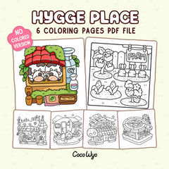 Hygge Place Coloring Pages