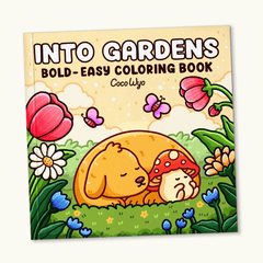 Into Gardens Coloring Book