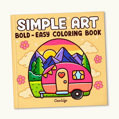 Simple Art Coloring Book