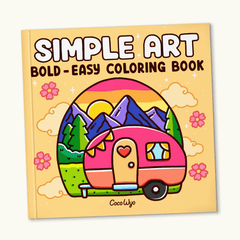 Simple Art Coloring Book