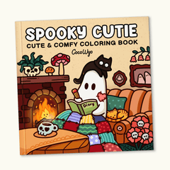 Spooky Cutie Coloring Book