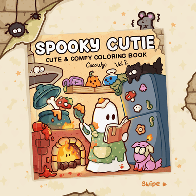 Spooky Cutie Coloring Book Vol 2