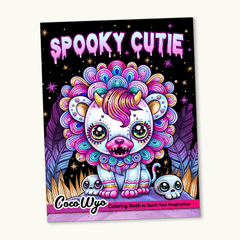 Spooky Cutie Coloring Book