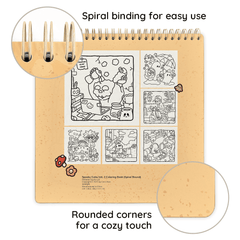 Spooky Cutie  Vol. 2 Coloring Book (Spiral-bound) & Sticker Set