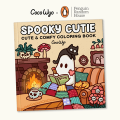 Spooky Cutie Coloring Book