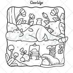 Lala Friends Coloring Book
