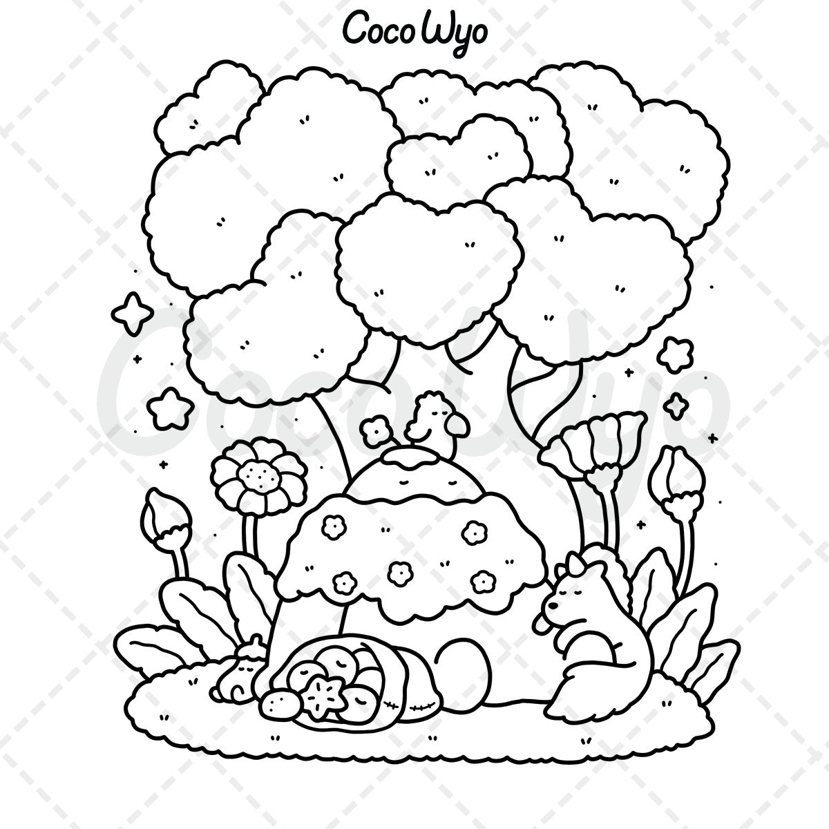 Lala Friend Lala Friends Coloring Book - COCO WYO