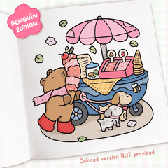 Cozy Capybara Coloring Book
