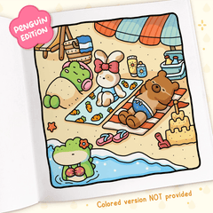 Cozy Friends Coloring Book