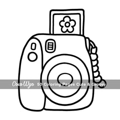 Cute & Groovy Coloring Book