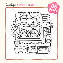 Hygge Place Coloring Pages
