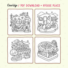 Hygge Place Coloring Pages