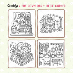 Little Corner Coloring Pages