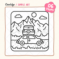 Simple Art Coloring Pages