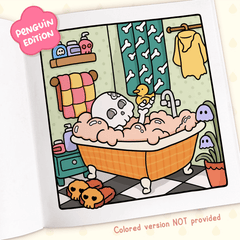 Spooky Cutie Coloring Book