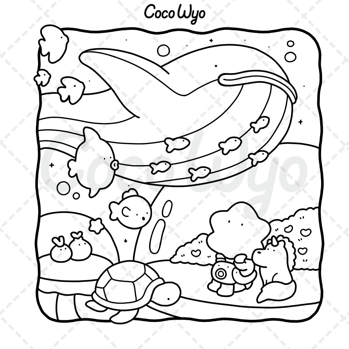 Lala Color Lala Friends Coloring Book - COCO WYO