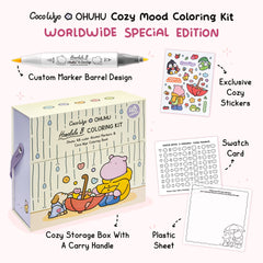 Coco Wyo × Ohuhu: The Cozy Mood Coloring Kit