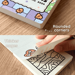 Comfy Patterns Mini Coloring Book (3 x 3.5 in)