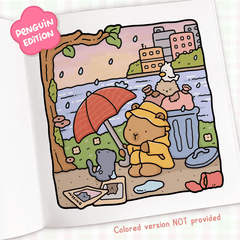 Cozy Capybara Coloring Book