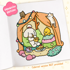 Cozy Friends Coloring Book