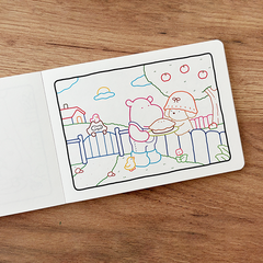 Cozy Friends Pocket-sized Coloring Book (Color by Line)