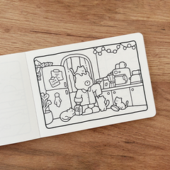 Cozy Friends Pocket-sized Coloring Book