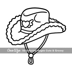 Cute & Groovy Coloring Book