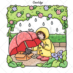 Girl Moments Coloring Book