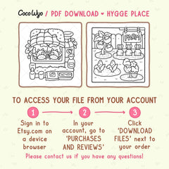 Hygge Place Coloring Pages