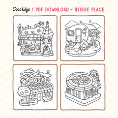 Hygge Place Coloring Pages