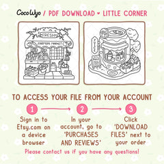 Little Corner Coloring Pages