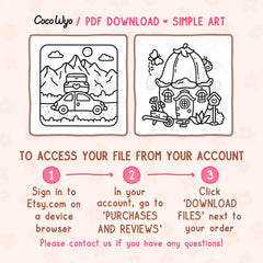 Simple Art Coloring Pages