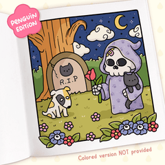 Spooky Cutie Coloring Book