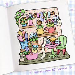Cozy Corner Coloring Book