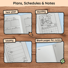 Cozy Planner (Cozy Spaces Coloring)