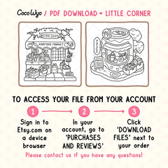 Little Corner Coloring Pages