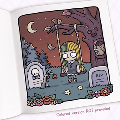 Spooky Girl Coloring Book