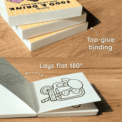 Food & Drink Mini Coloring Book (3 x 3.5 in)