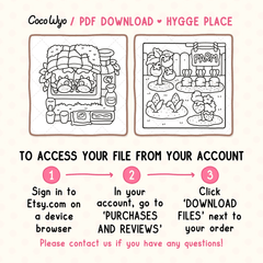 Hygge Place Coloring Pages