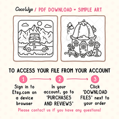 Simple Art Coloring Pages