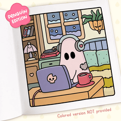 Spooky Cutie Coloring Book
