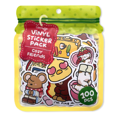 Cozy Friends - Vinyl Sticker Pack (100pcs)