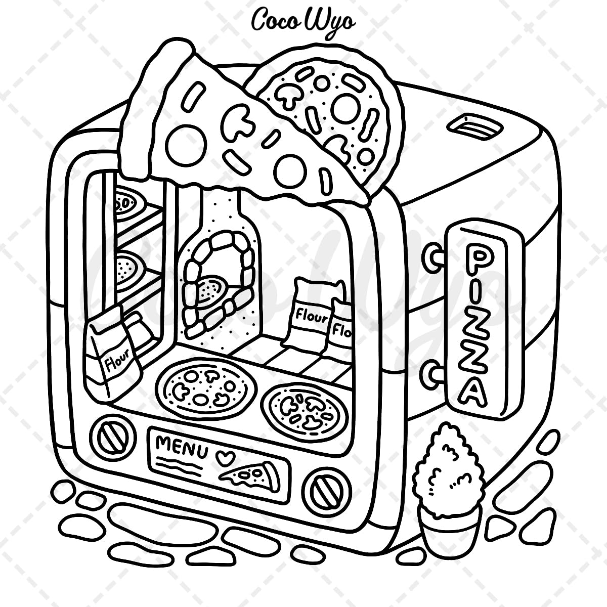 Cornor Coloring Little Corner Coloring Book - COCO WYO