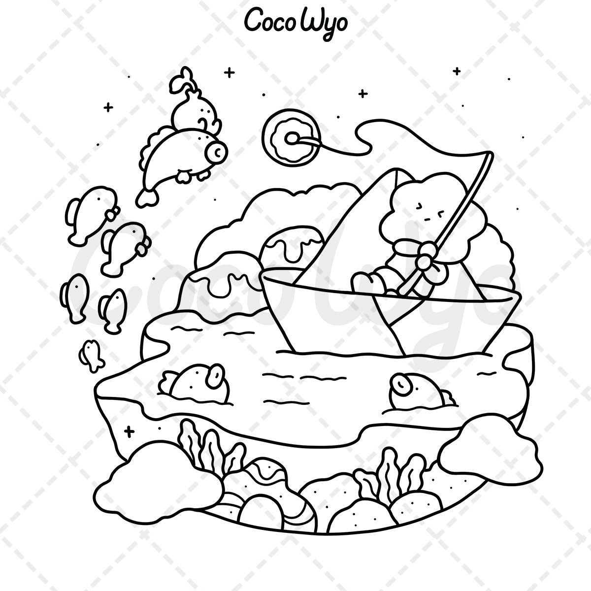 Lala Friend Lala Friends Coloring Book - COCO WYO