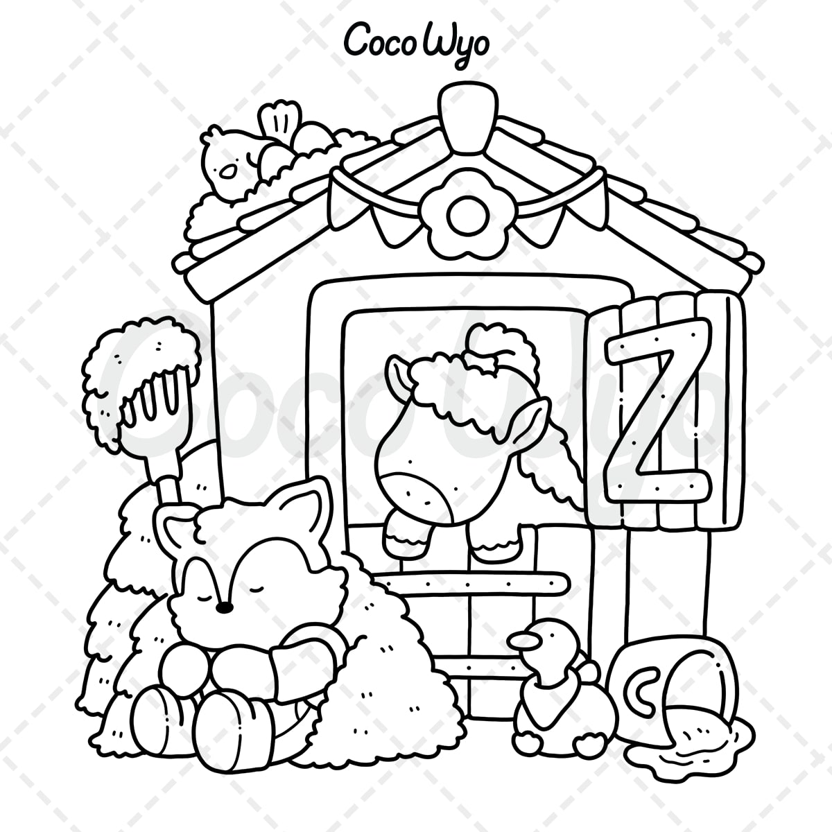 Cuddles Colouring In Little Cuddles Coloring Book - COCO WYO